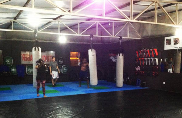 Cris Cyborg's The Rock Academia gym in Curitiba, Brazil
