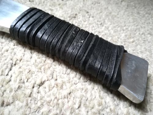 blitz aluminium training knife handle