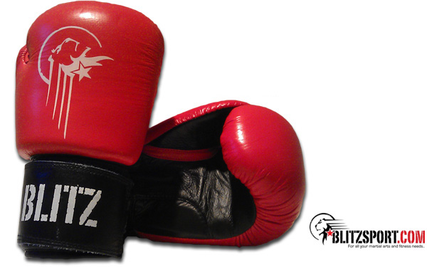 blitz sport leather boxing gloves