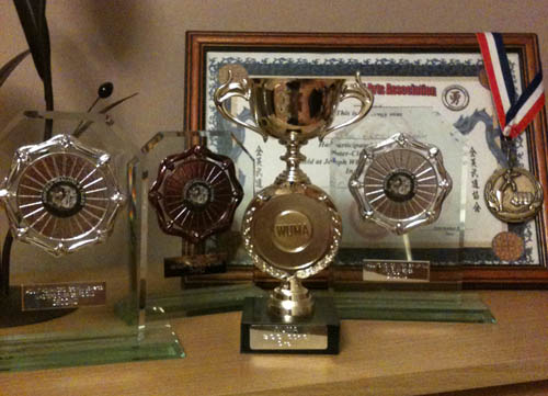 Dan's trophies