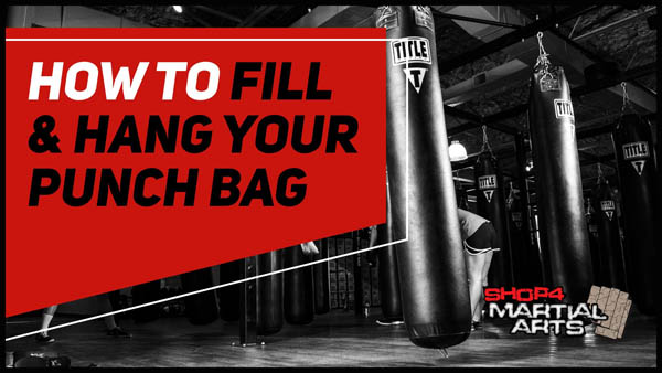 how to fill and hang your punch bag