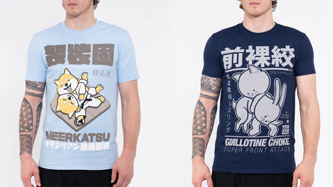 Meerkatsu Kawaii Grapplers T-Shirts