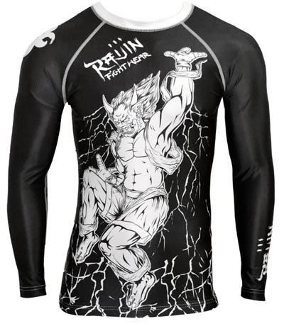 Raijin Fightwear Demon Rash Guard available now for £35 at raijinfightwear.com