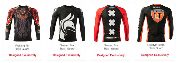 Tatami Custom Rash Guards