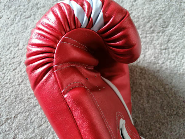 Twins Special Synthetic Leather Boxing Gloves - Side View